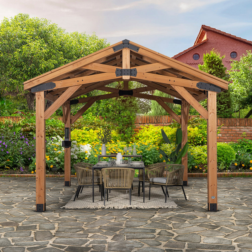 14x12 Norwood Gazebo by Backyard Discovery The Backyard Guys