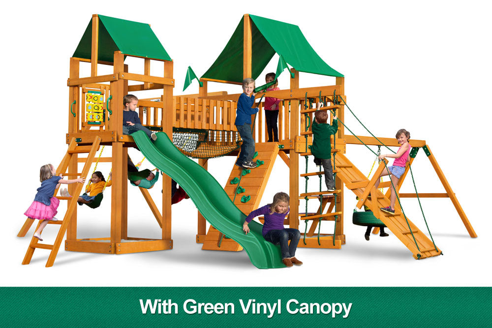 Pioneer Peak Swing Set Gorilla Playsets The Backyard Guys