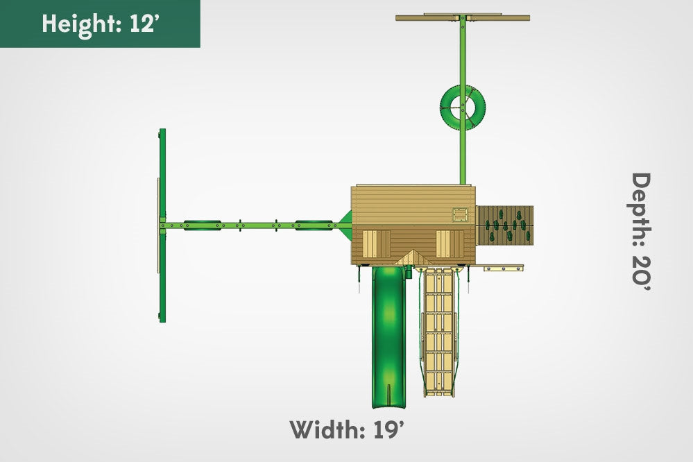 Malibu Frontier Swing Sets Gorilla Playsets The Backyard Guys