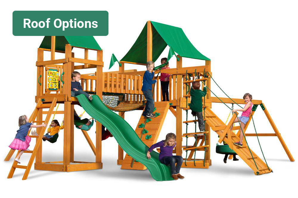 Pioneer Peak Swing Set Gorilla Playsets The Backyard Guys
