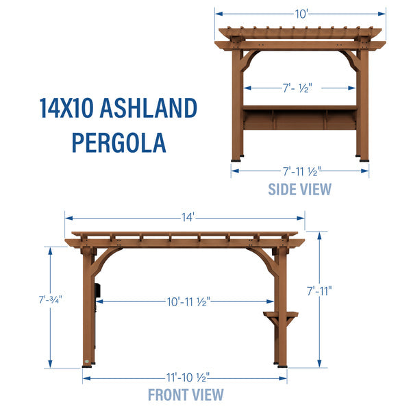 14x10 Ashland Pergola by Backyard Discovery The Backyard Guys