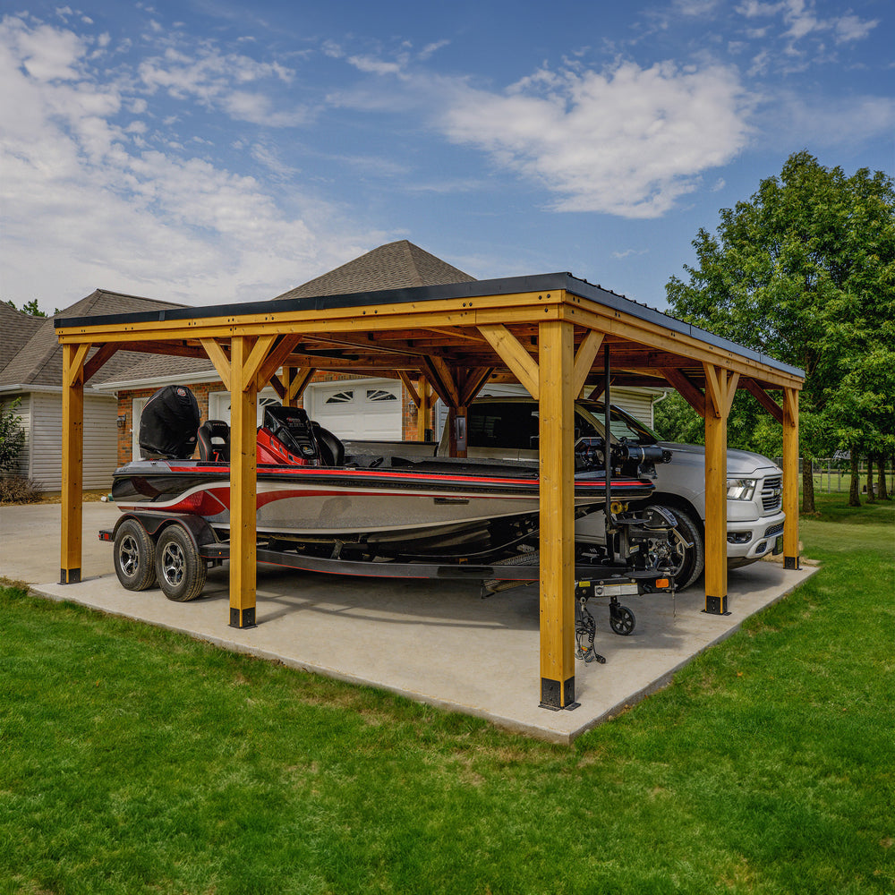 20x20 Kingsport Carport by Backyard Discovery