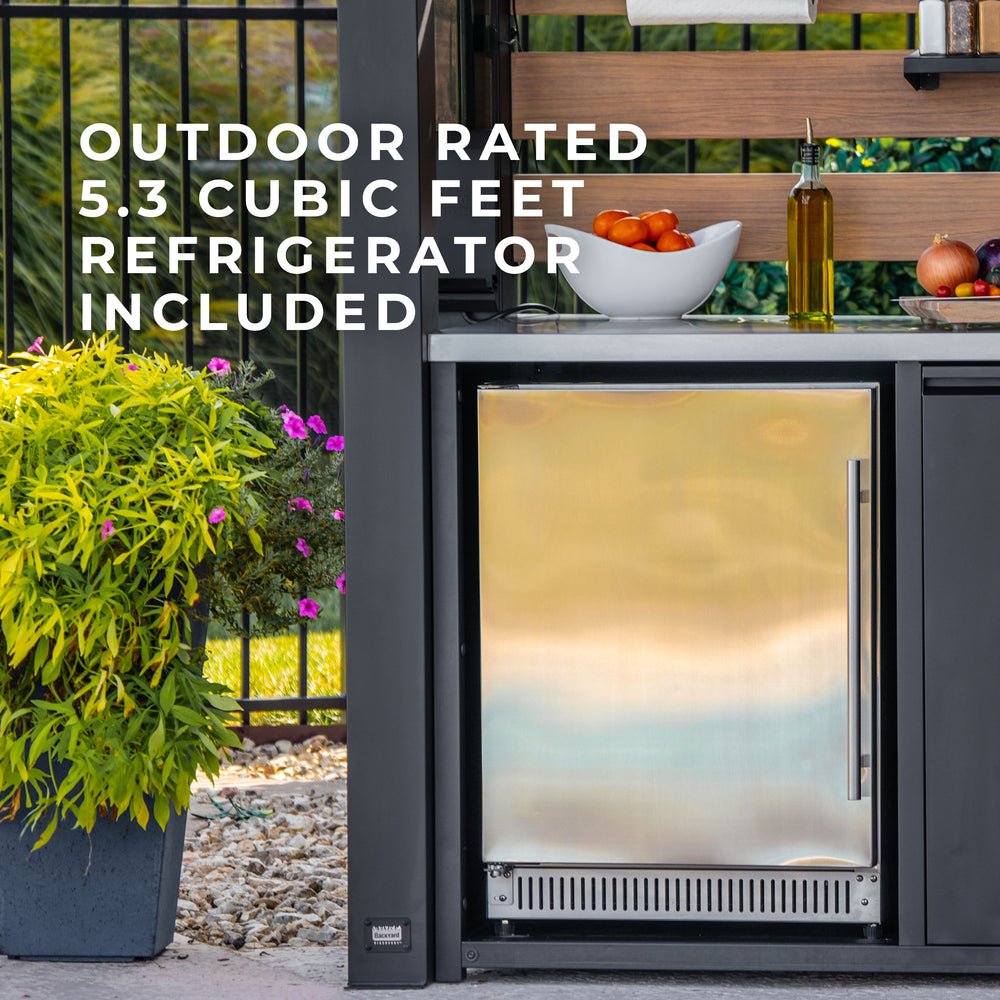 Fusion Flame Outdoor Kitchen The Backyard Guys