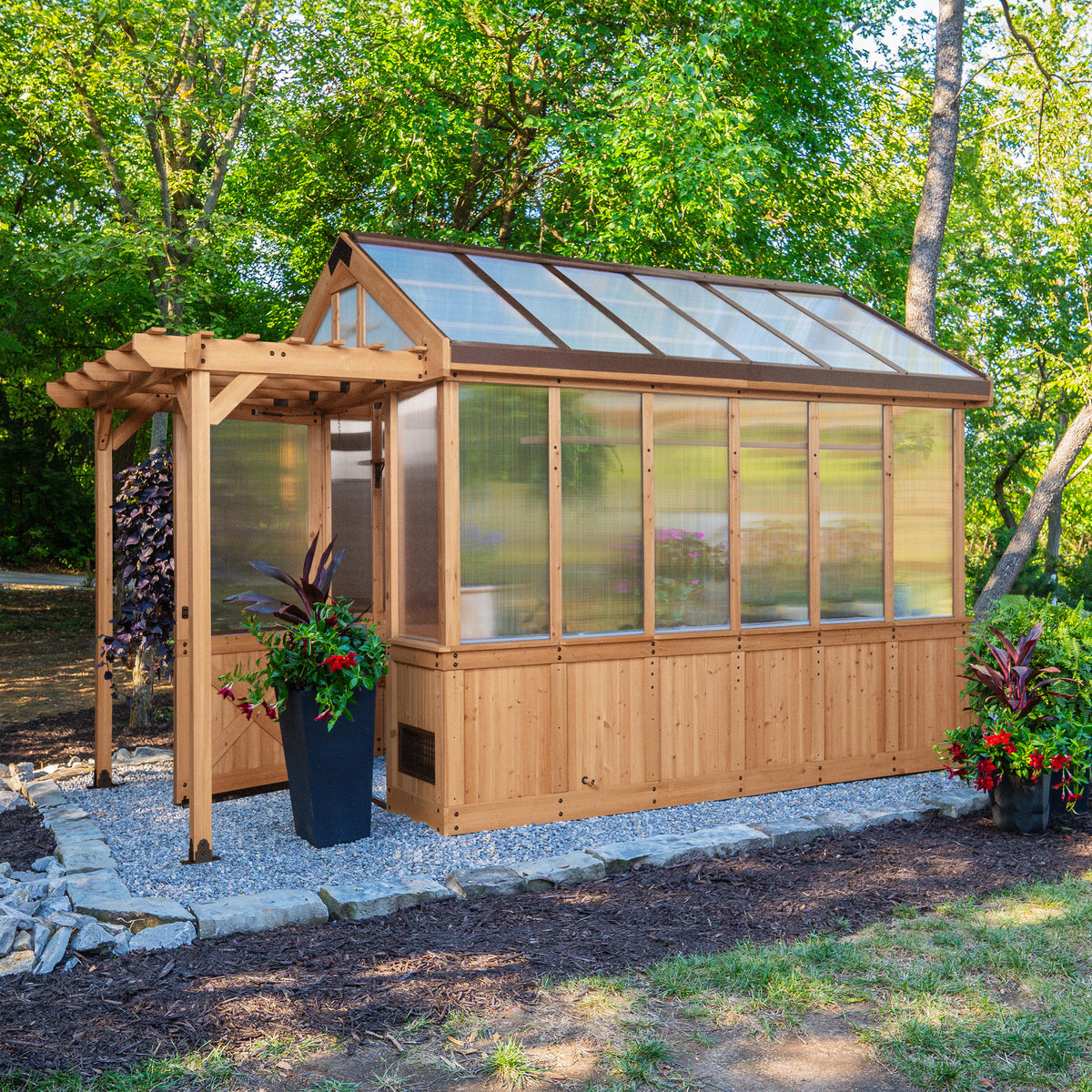 11x7 Bellerose Greenhouse by Backyard Discovery – The Backyard Guys