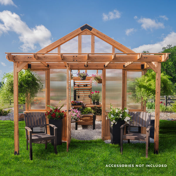 13x11 Bellerose XL Greenhouse by Backyard Discovery – The Backyard
