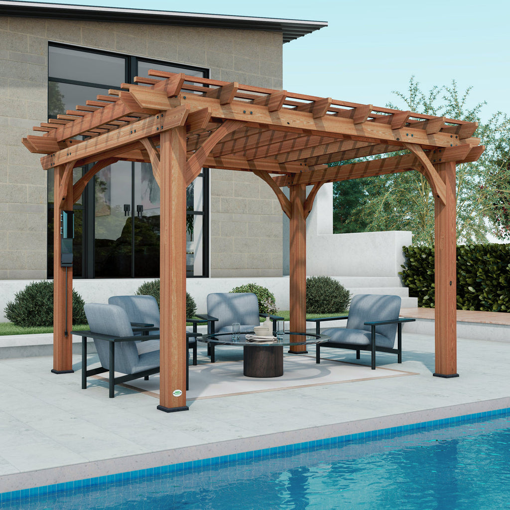 12x10 Beaumont Pergola by Backyard Discovery