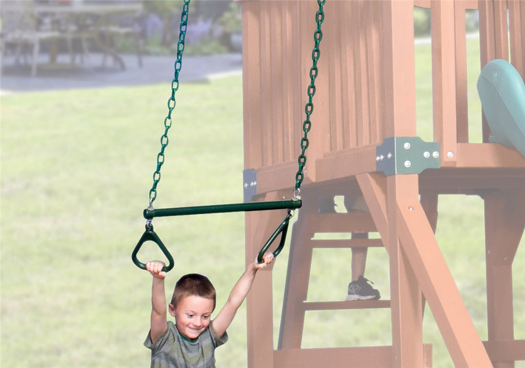 Trapeze - Green - 47" (9' Swing Beam) by Backyard Adventures