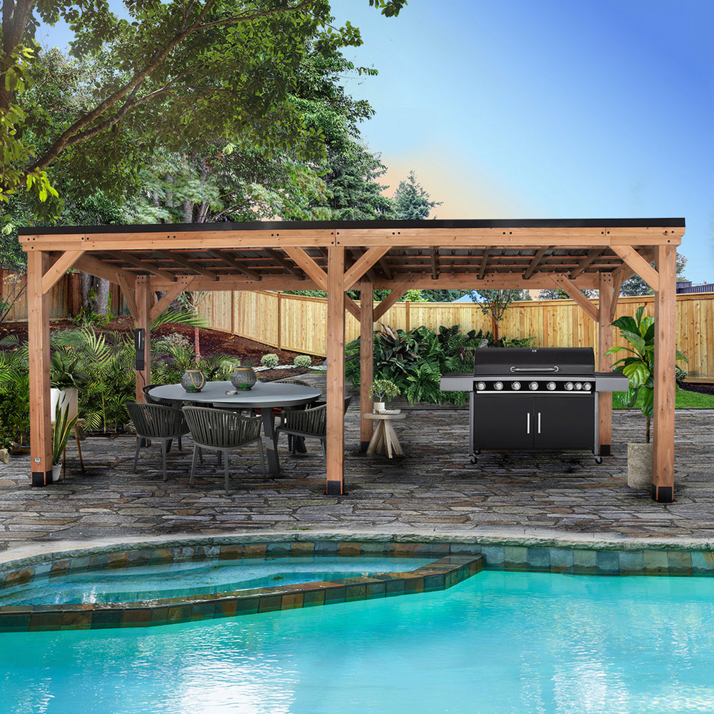 20x9.5 Arcadia Gazebo by Backyard Discovery – The Backyard Guys