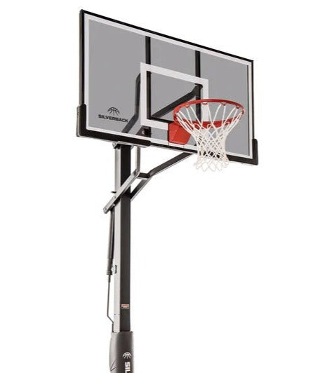 Extreme Series 60 In Ground Basketball Hoop - Glass Backboard