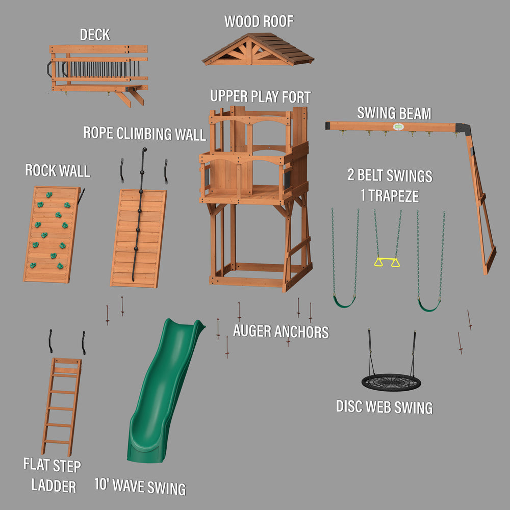 Sterling Point Swing Set by Backyard Discovery – The Backyard Guys