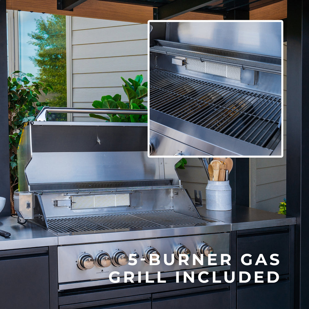 Fusion Flame Outdoor Kitchen The Backyard Guys
