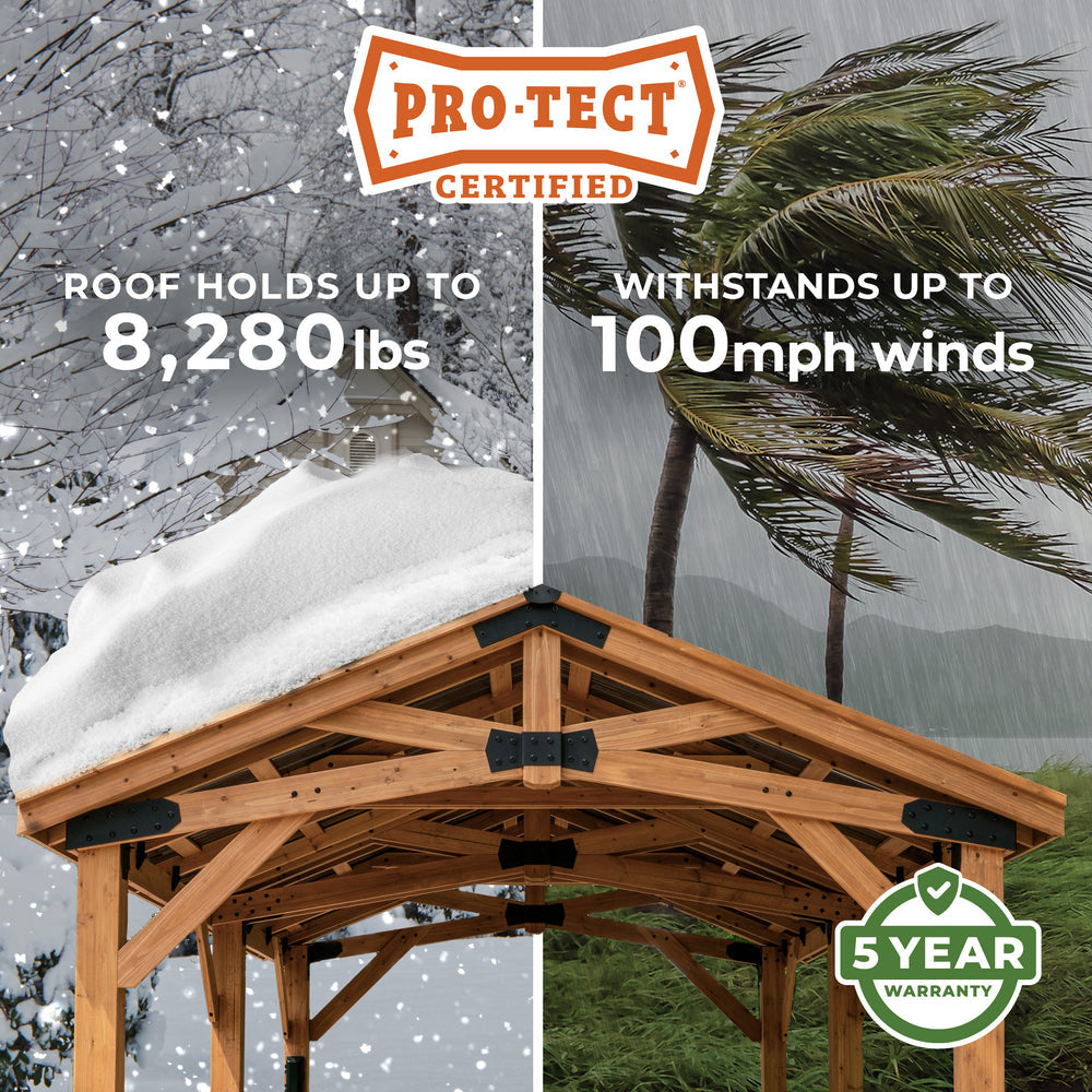 16x12 Norwood Gazebo by Backyard Discovery – The Backyard Guys