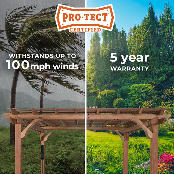 20x12 Beaumont Pergola by Backyard Discovery The Backyard Guys