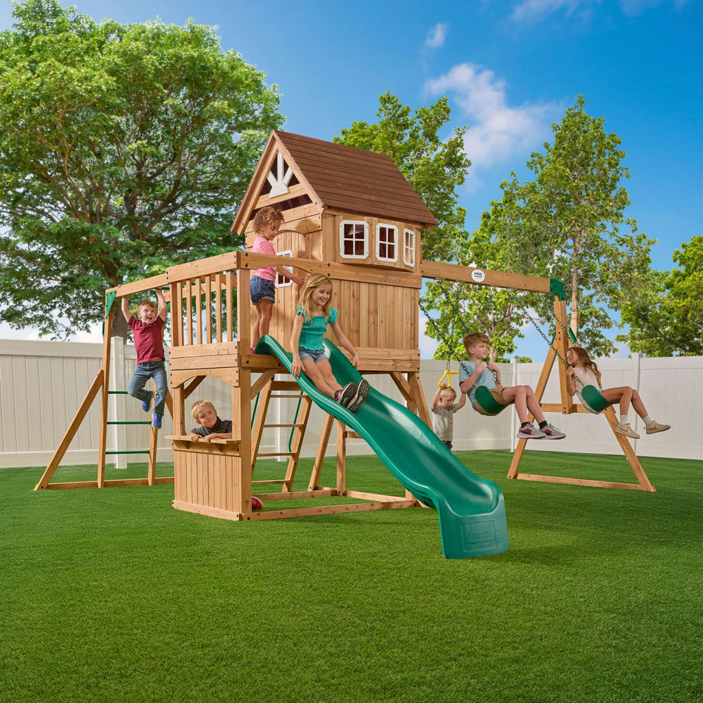 Edgewood Swing Set by Backyard Discovery