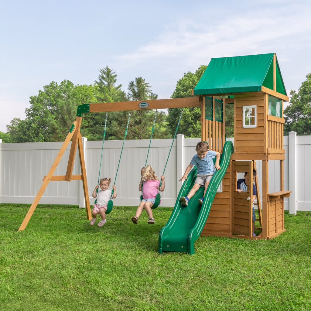 Fall River Swing Set by Backyard Discovery