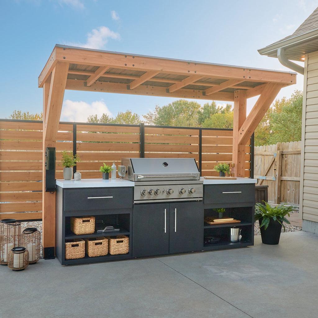 Timber Rock Cook Station Grill by Backyard Discovery