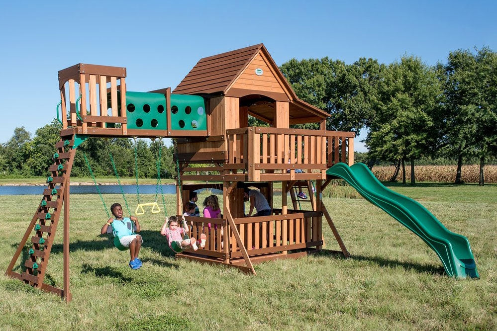 Woodridge Elite Swing Set | Backyard Discovery – The Backyard Guys