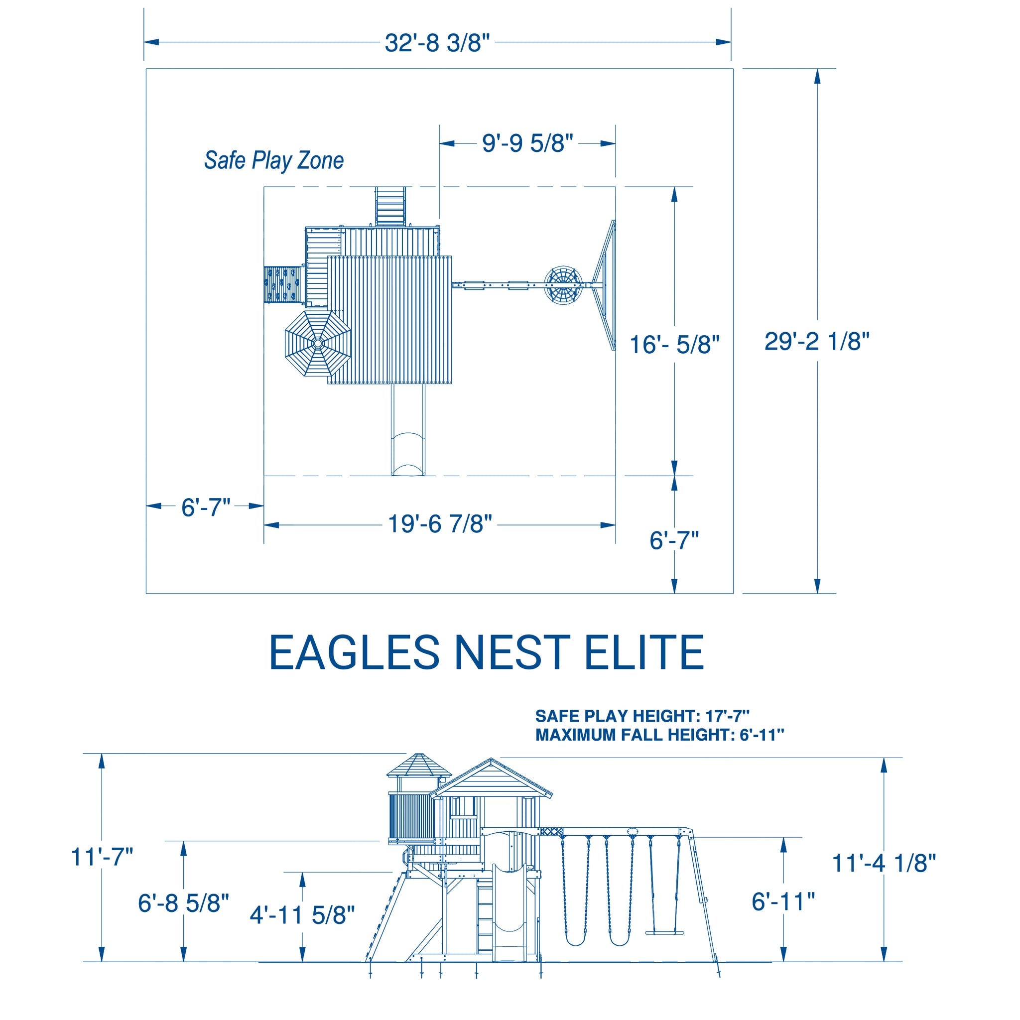 Eagles Nest Elite Swing Set Backyard Discovery The Backyard Guys
