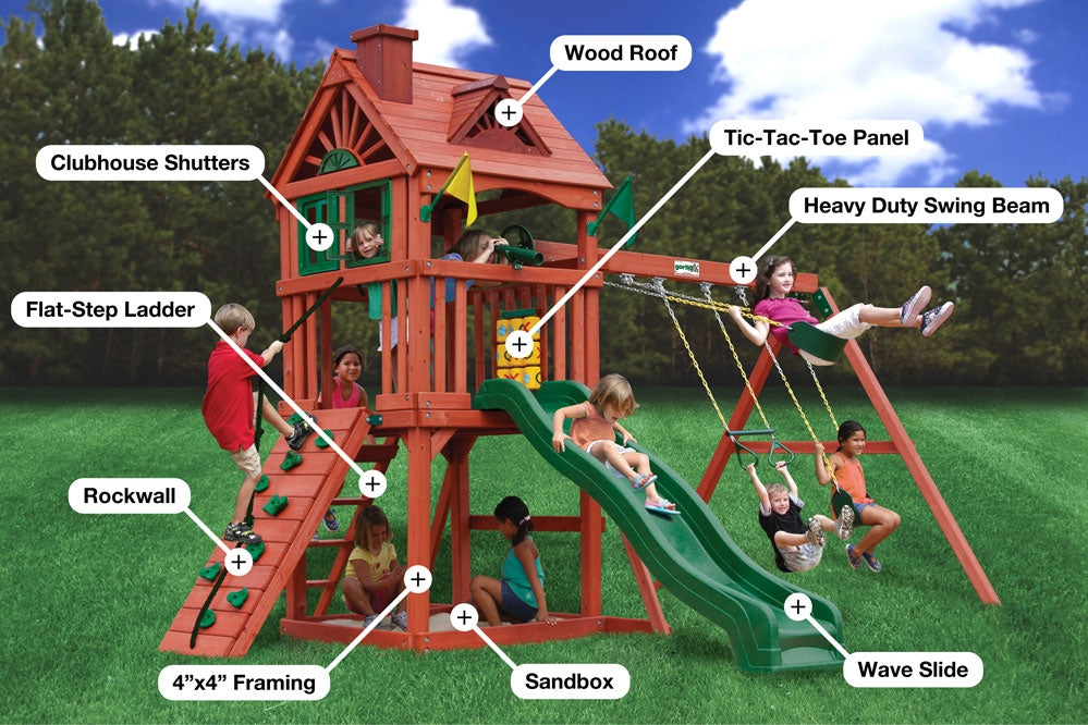 Gorilla Playsets Nantucket Wooden Swing Set The Backyard Guys