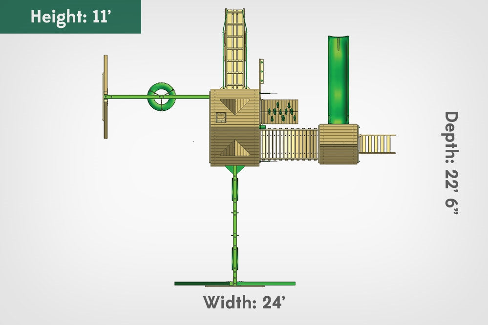 Pioneer Peak Swing Set Gorilla Playsets The Backyard Guys