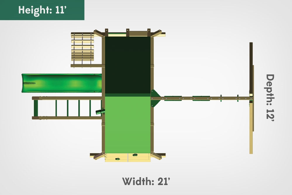 Sun Valley II Swing Set Gorilla Playsets The Backyard Guys