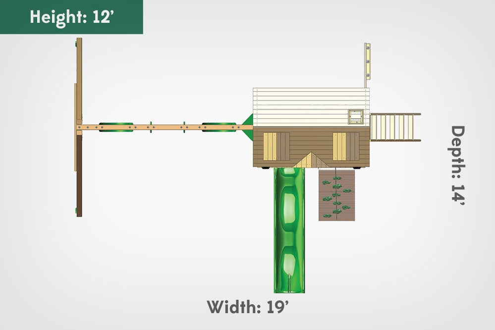 Malibu Clubhouse Swing Sets Gorilla Playsets The Backyard Guys