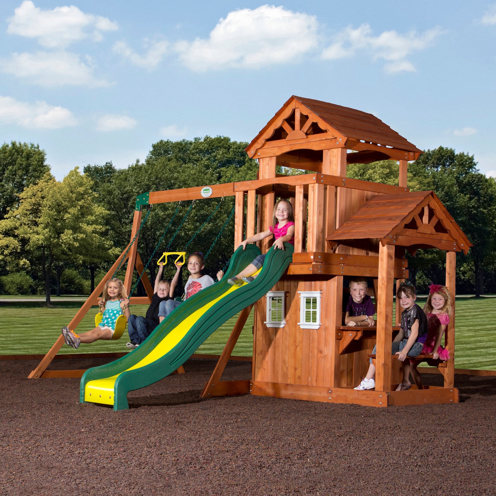 Tanglewood Swing Set Backyard Discovery – The Backyard Guys