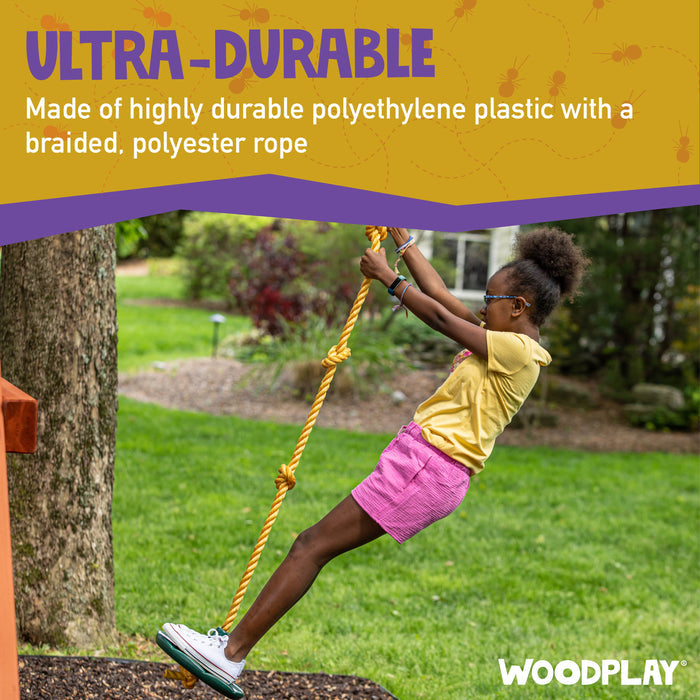 Rope and Disc Swing by Woodplay – The Backyard Guys